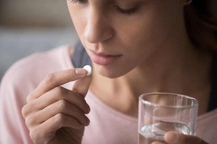 Female taking Mifepristone to initiate a medical abortion With a medical abortion, 2 medications, Mifepristone & Misoprostol are taken. This is the non-surgical method to end a pregnancy.