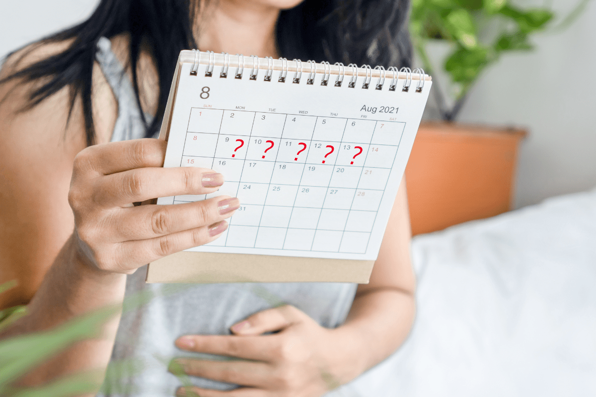 Week by Week Woman holding a calendar